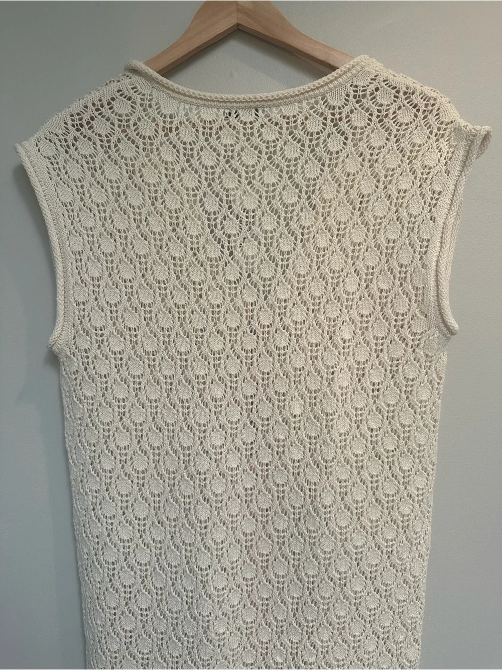 Baltic Born Calypso Crochet Cover Up NWT Medium Natural Beach Resort Boho